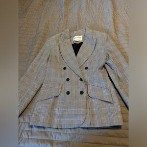 Boden Smyth Herringbone British Tweed Wool Blazer